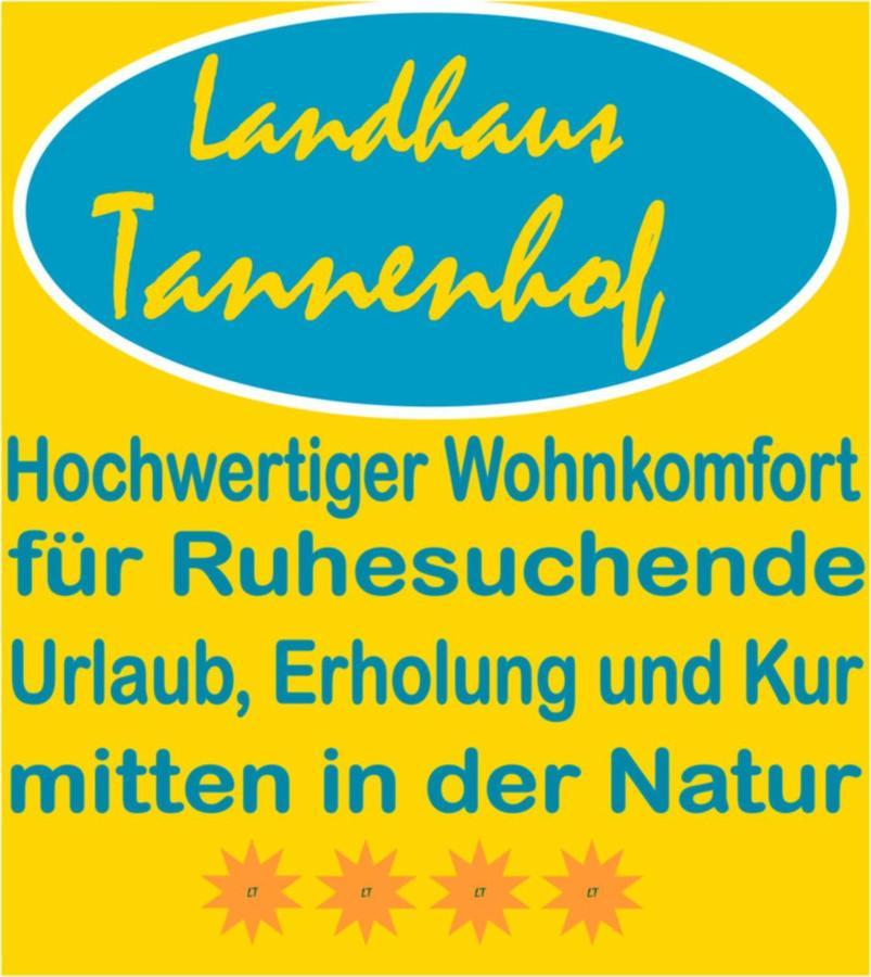 Ferienwohnungen Landhaus Tannenhof Бішофсґрюн Екстер'єр фото